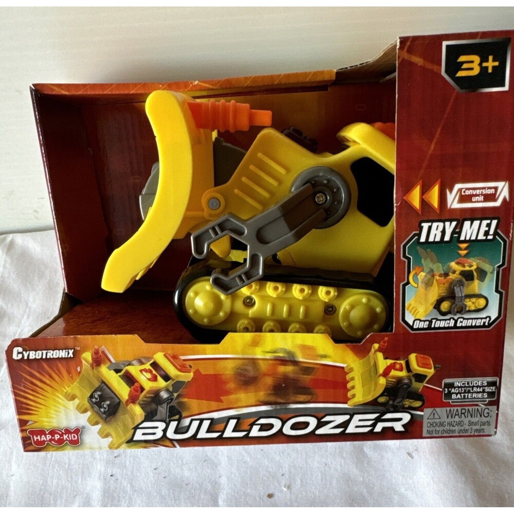 M.A.R.S. Converters Cybotronix Robot Bulldozer Truck with Lights and Sounds Toy
